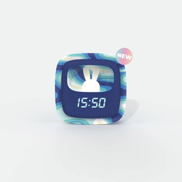 MOB Alarm Clock with Light Billy Clock Blue Wave