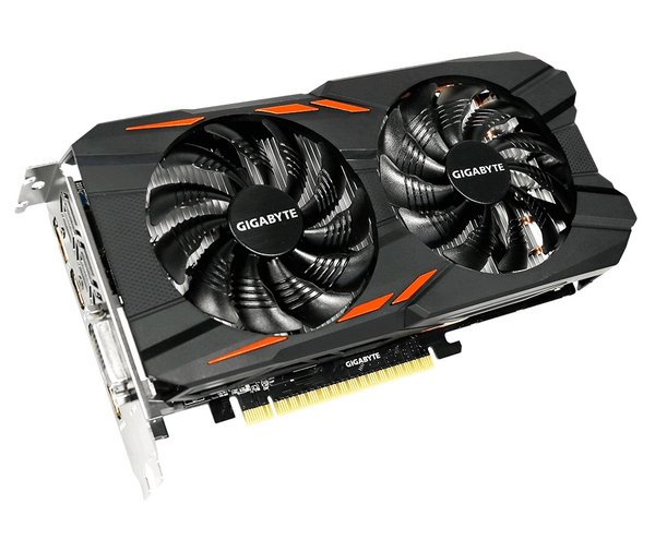 Gigabyte GeForce GTX 1050 Ti Windforce 4GB - grafikkort