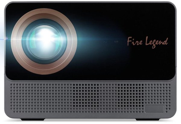 AOPEN Fire Legend QF18s LCD Full HD 800 ANSI lm -kannettava LED-projektori, musta, harmaa