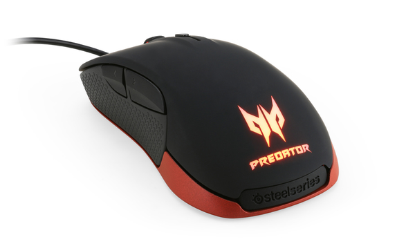 Acer Predator - Pelihiiri, Musta Punainen