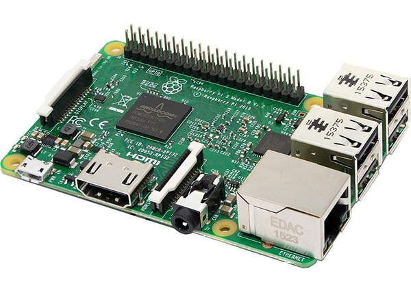 Raspberry Pi 3 Model B+, enkortsdator, Bluetooth, Wi-fi, PoE, 1GB RAM