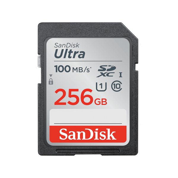 SanDisk 256 Gt Ultra, UHS-I Class 10 SDXC -muistikortti