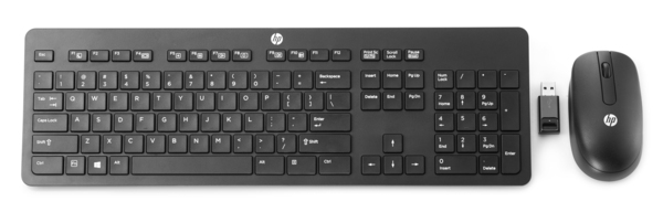 HP Slim - N&auml;pp&auml;imist&ouml;- ja hiiri -pakkaus - langaton - 2.4 GHz - Suomi malleihin EliteBook, EliteBook Folio, Pro Tablet 610 G1, ProBook, Spectre Pro x360 G2, Str
