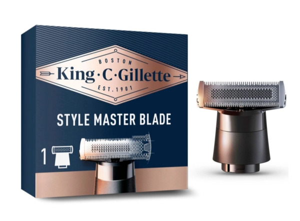 King C. Gillette Style Master XT10 -vaihtoter&auml;, musta