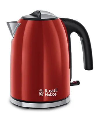 Russell Hobbs Colours Plus -vedenkeitin, punainen, 1.7l