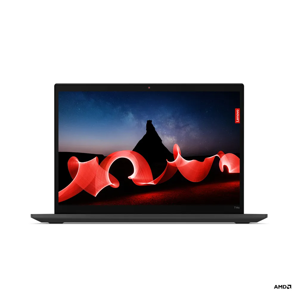 Lenovo 14" ThinkPad T14s 14"  AMD Ryzen Pro 7 7840U, 16 GB, 512 GB SSD, Win 11 Pro - b&auml;rbar dator, Svart
