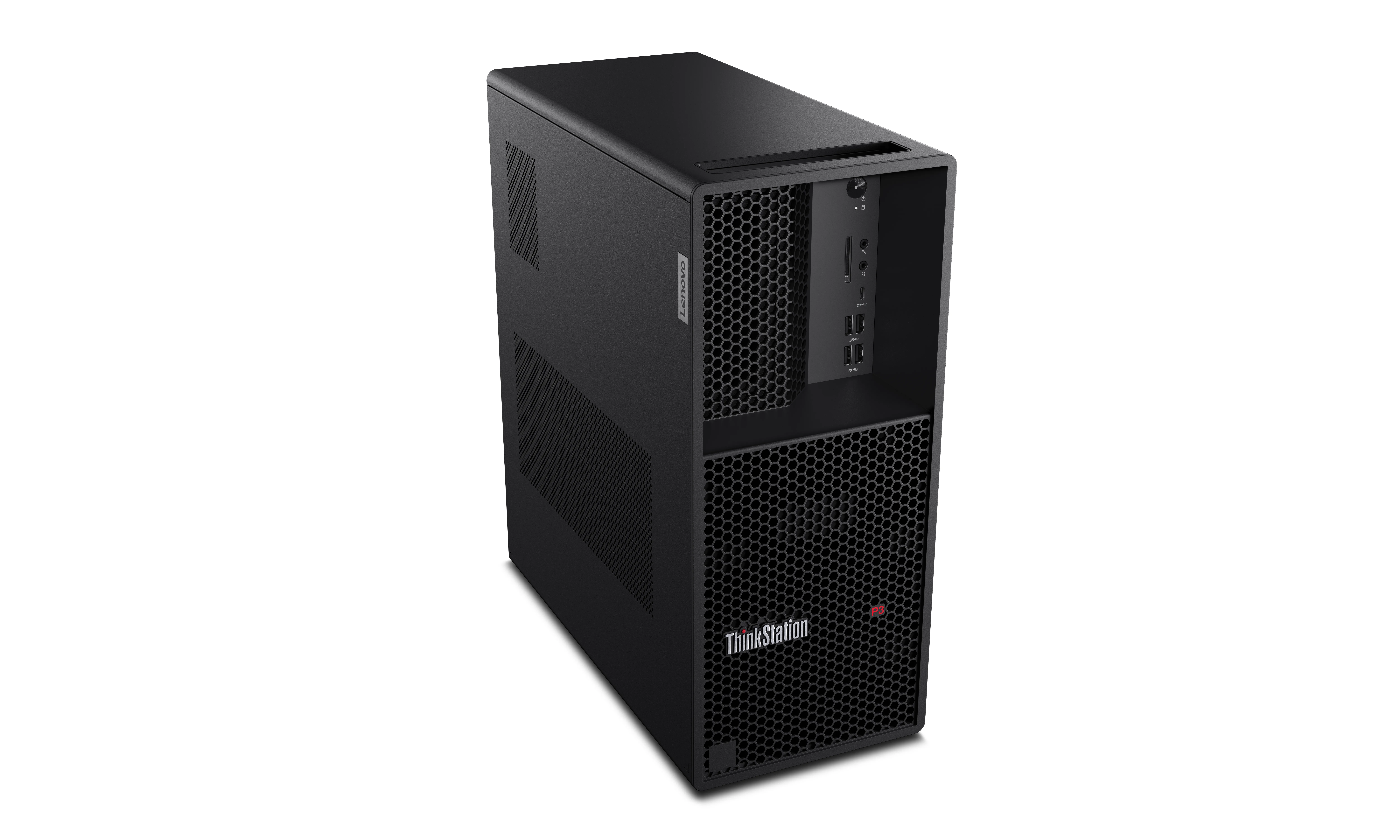 Lenovo ThinkStation P3 Gen 2 Intel Core Ultra 7 265K, 64 GB, 1 TB, Win 11 Pro arbetsstation, tower, svart