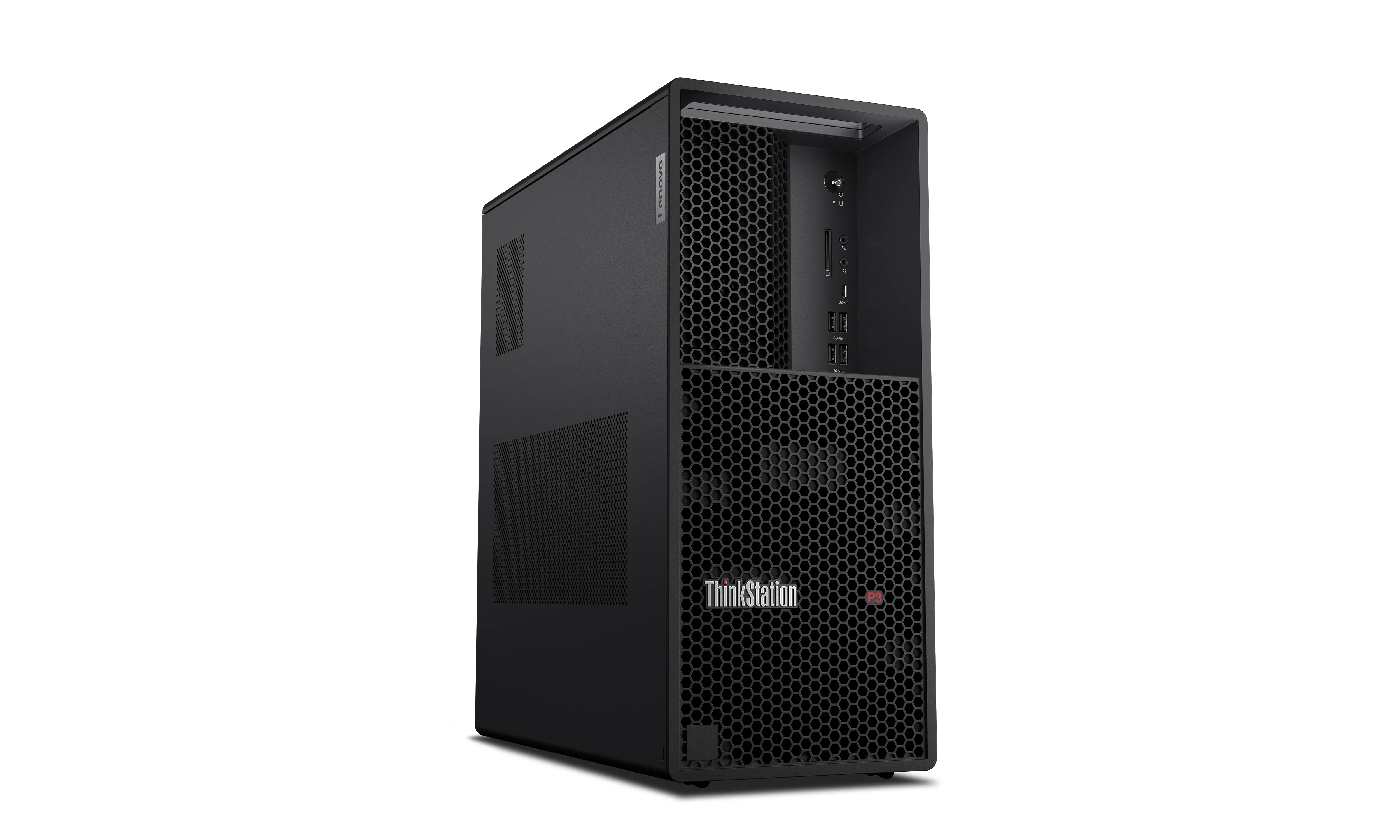 Lenovo ThinkStation P3 Gen 2 Intel Core Ultra 7 265K, 64 GB, 1 TB, Win 11 Pro arbetsstation, tower, svart