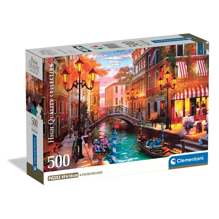 Clementoni High Quality Collection Sunset Over Venice - puzzle, 500 pcs