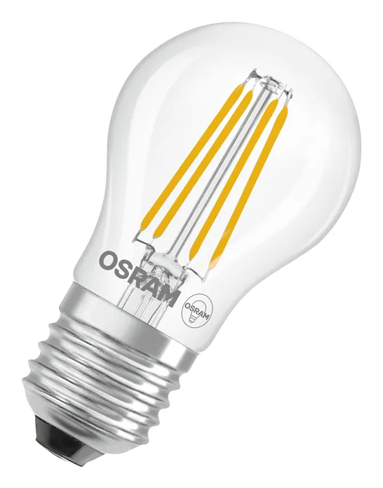 OSRAM LED Star Classic P40 Filament Globe Bulb 3.4 W 2700 K 470 lm E27 Clear