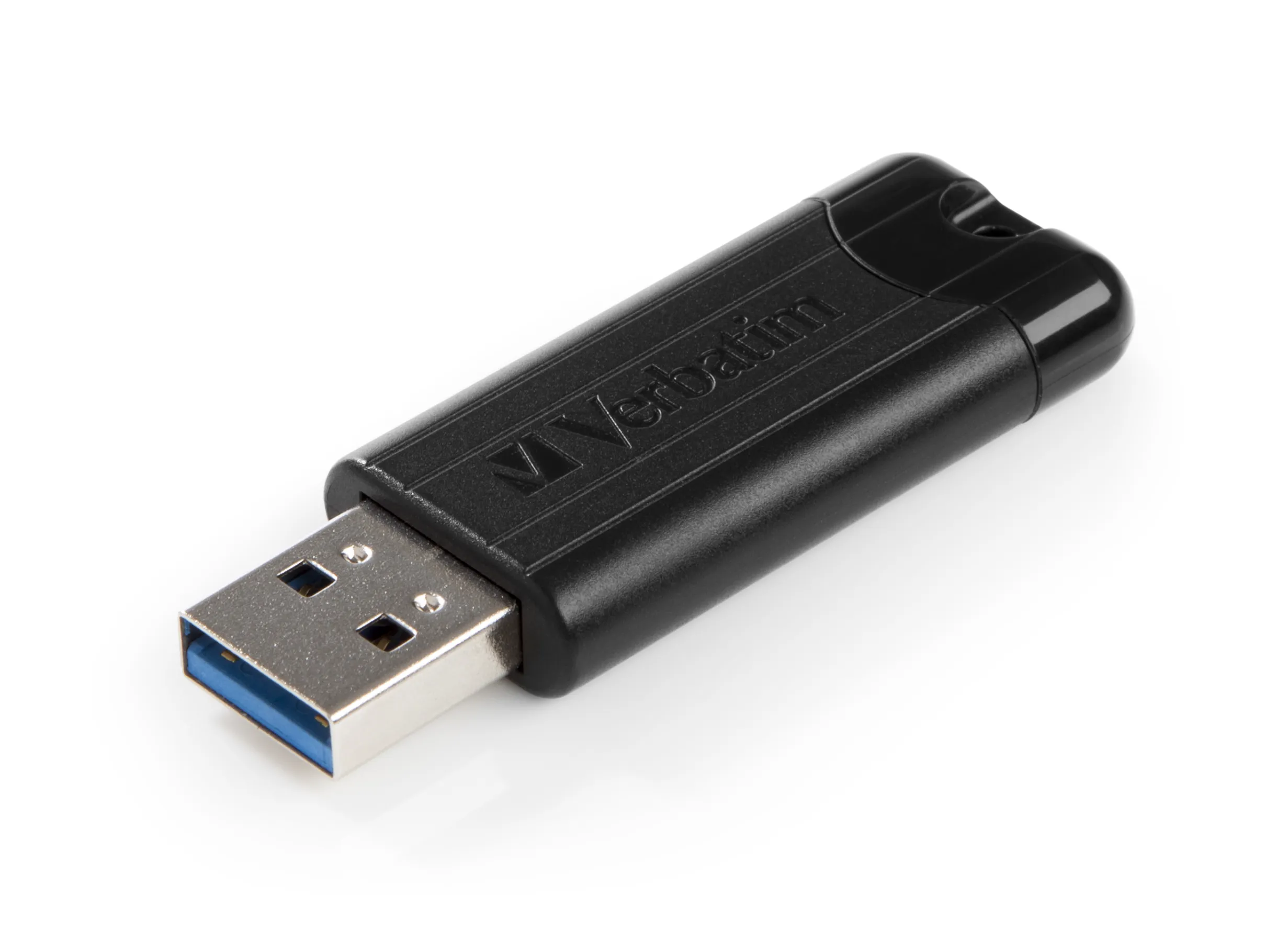 Verbatim 128GB PinStripe USB 3.0 - memory stick, Black