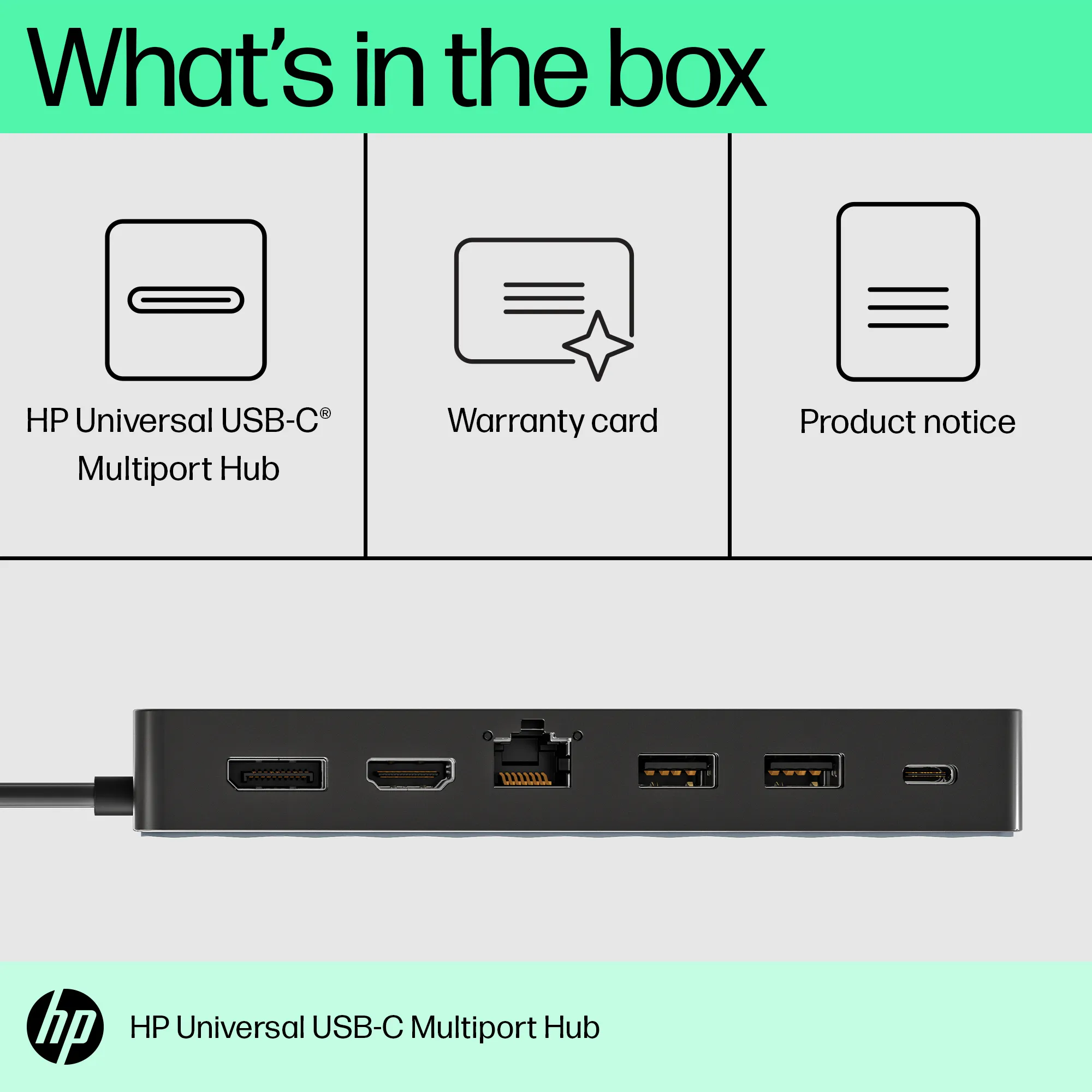 HP Univ USB-C Multiport Hub