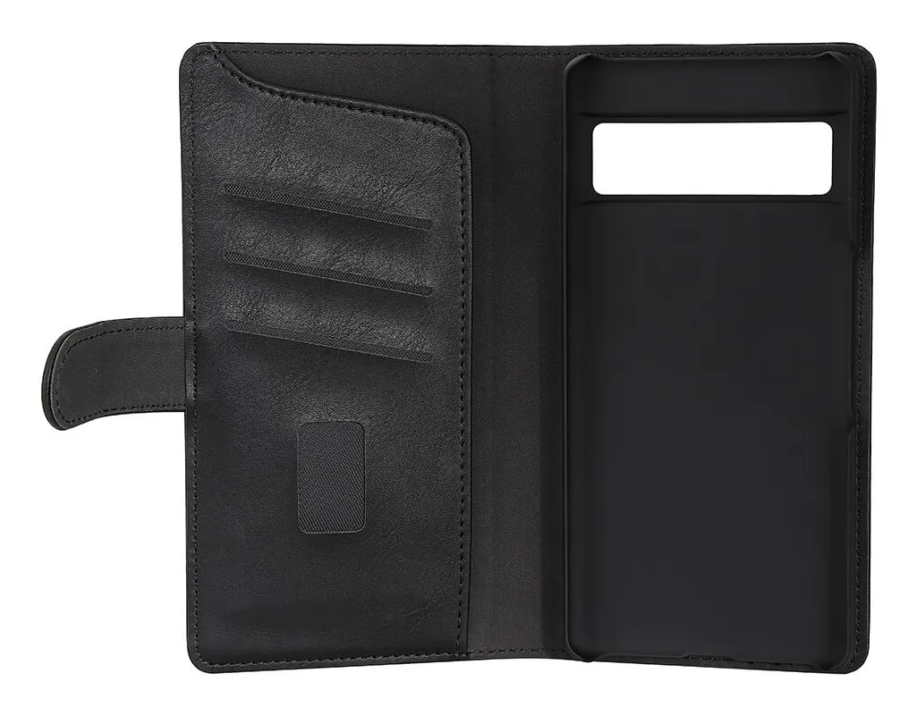GEAR Wallet, Google Pixel 7a - pl&aring;nboksfodral, Svart