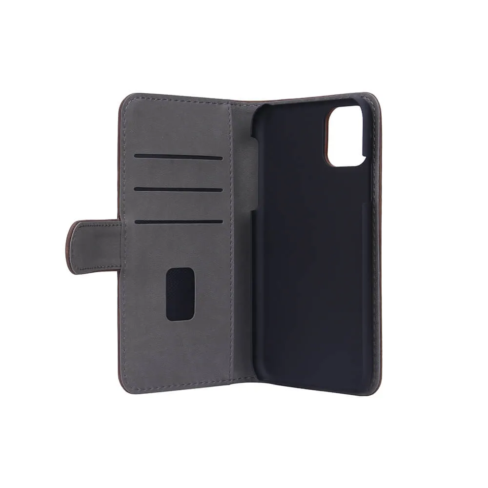 GEAR Wallet, iPhone 11 - pl&aring;nboksfodral, Brun