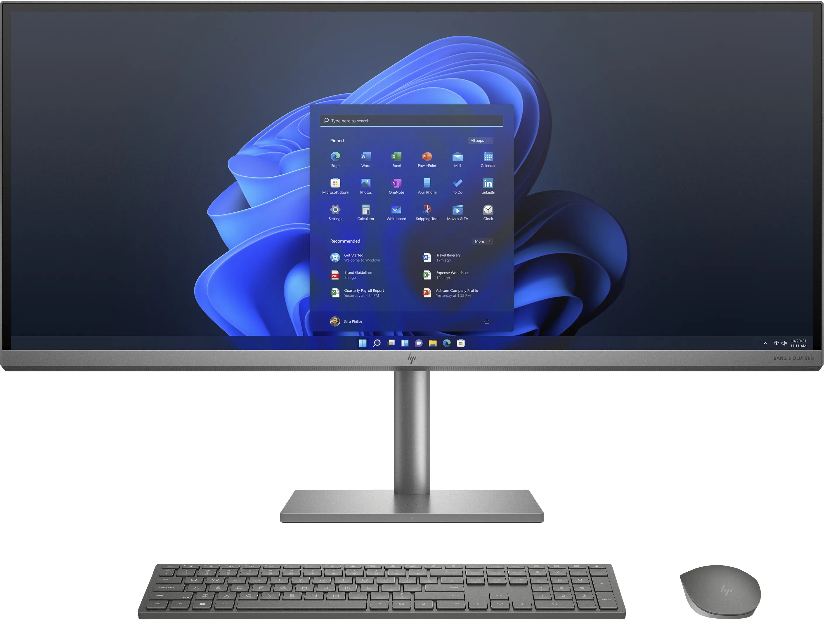 HP 34&quot; AiO. Intel Core i5-12500, 16 GB Ram, 512 GB SSD, GeForce RTX 3050 Max-Q 4 GB, Windows 11 Pro