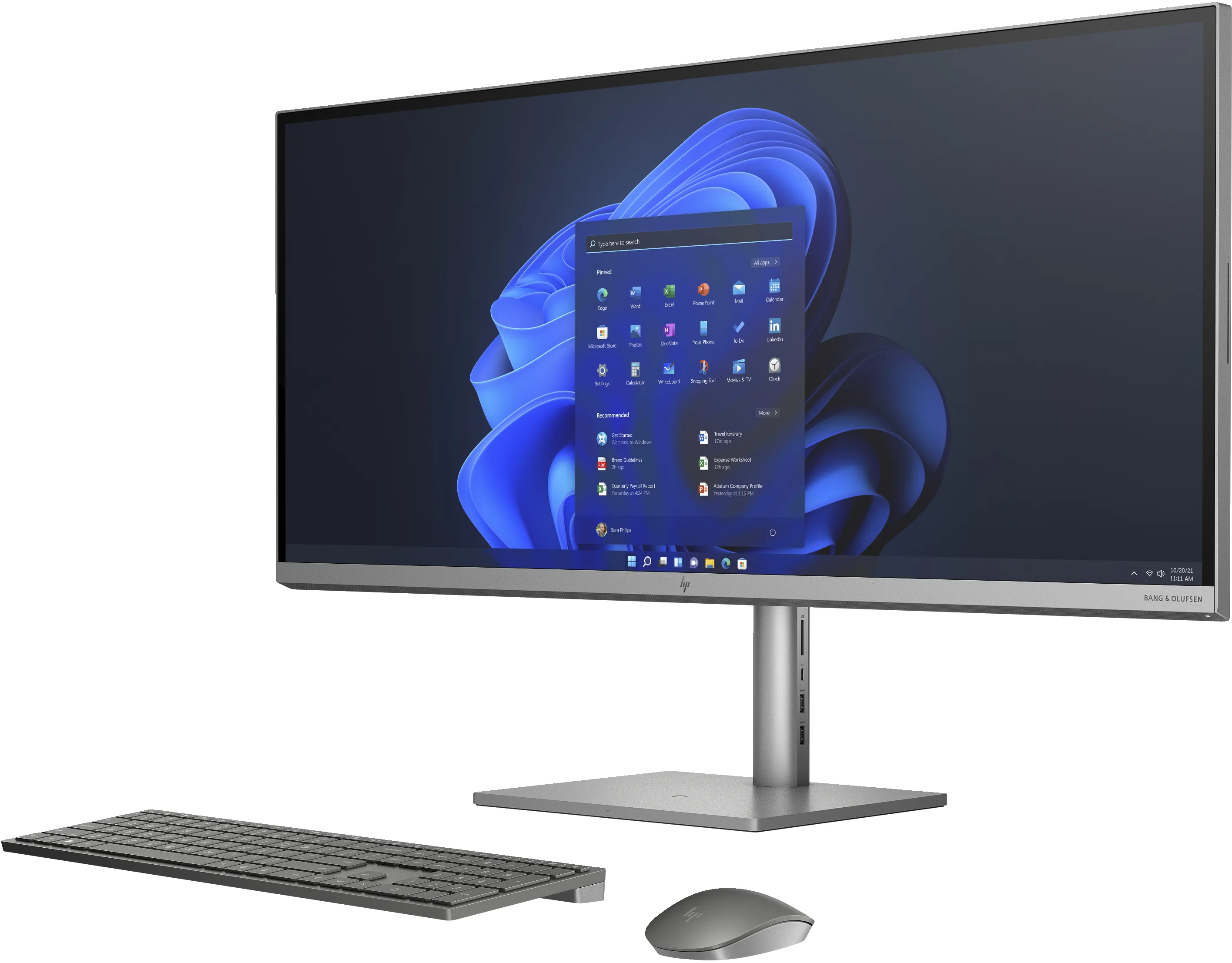 HP 34&quot; AiO. Intel Core i5-12500, 16 GB Ram, 512 GB SSD, GeForce RTX 3050 Max-Q 4 GB, Windows 11 Pro