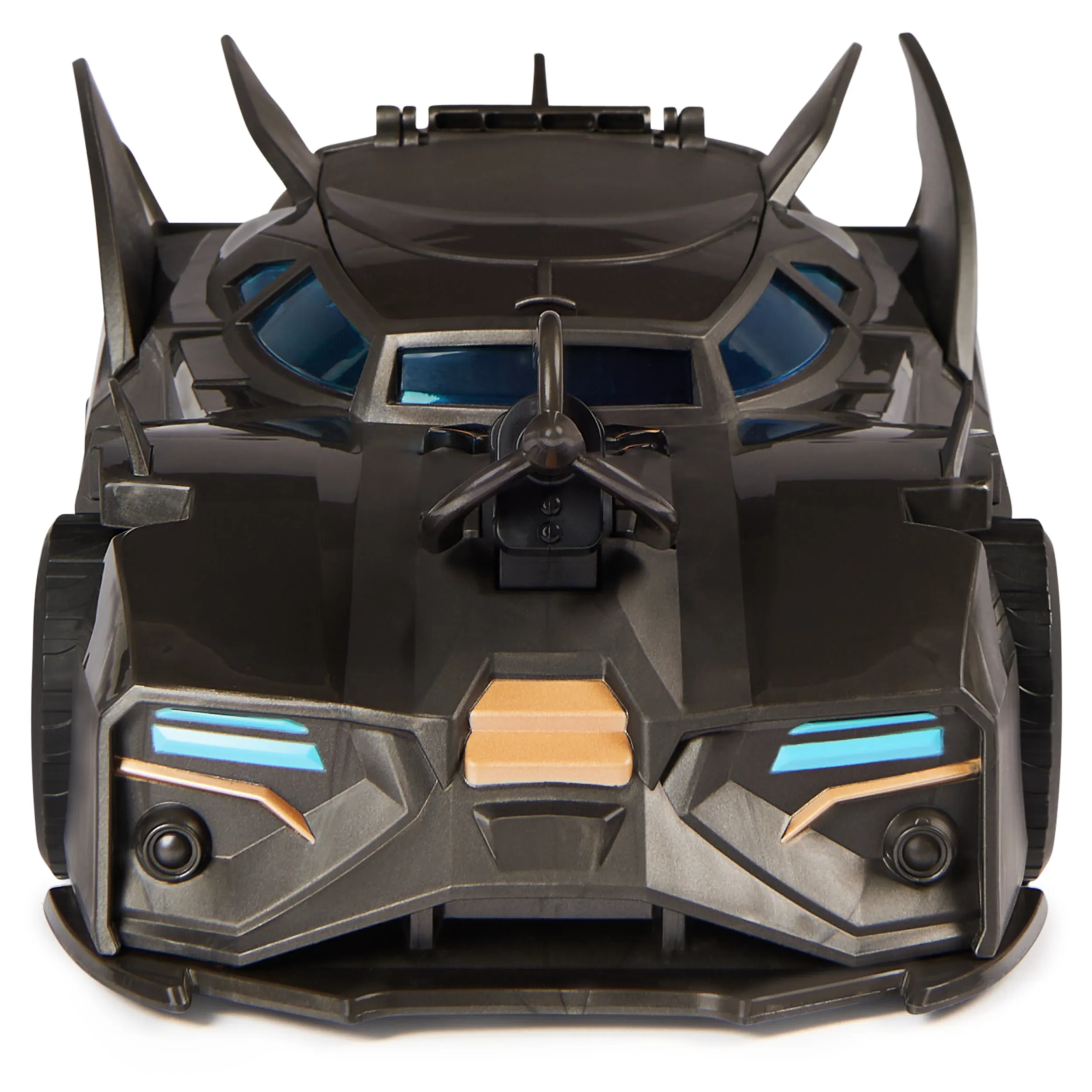 Spin Master DC Comics Batman - Offroad Batmobile with hook catapult, toy vehicle (black)
