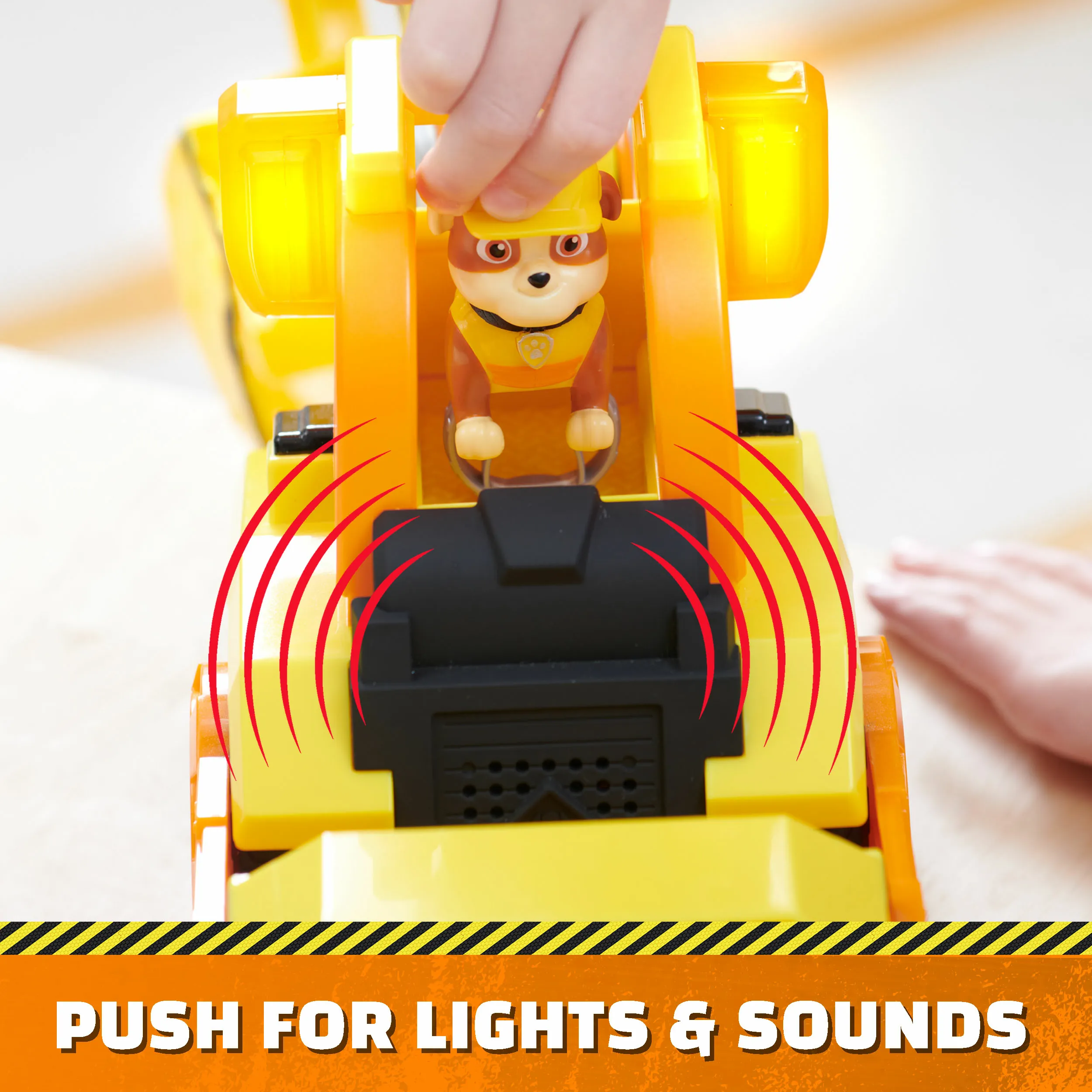 Spin Master Rubble &amp; Crew - Large Bulldozer Toy Vehicle
