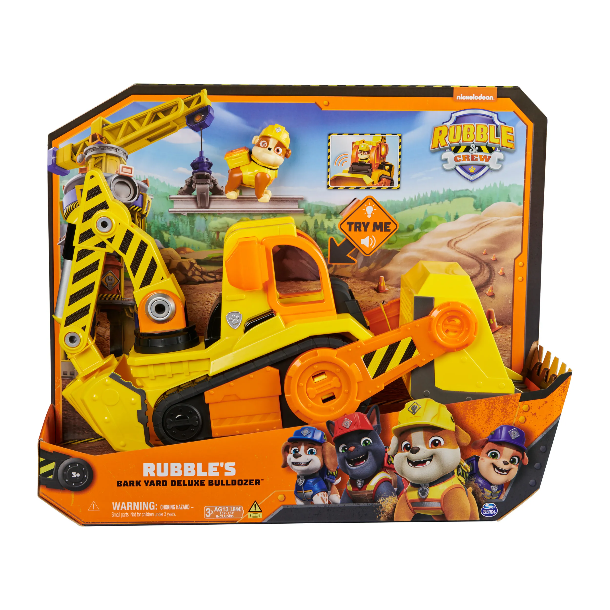 Spin Master Rubble &amp; Crew - Large Bulldozer Toy Vehicle