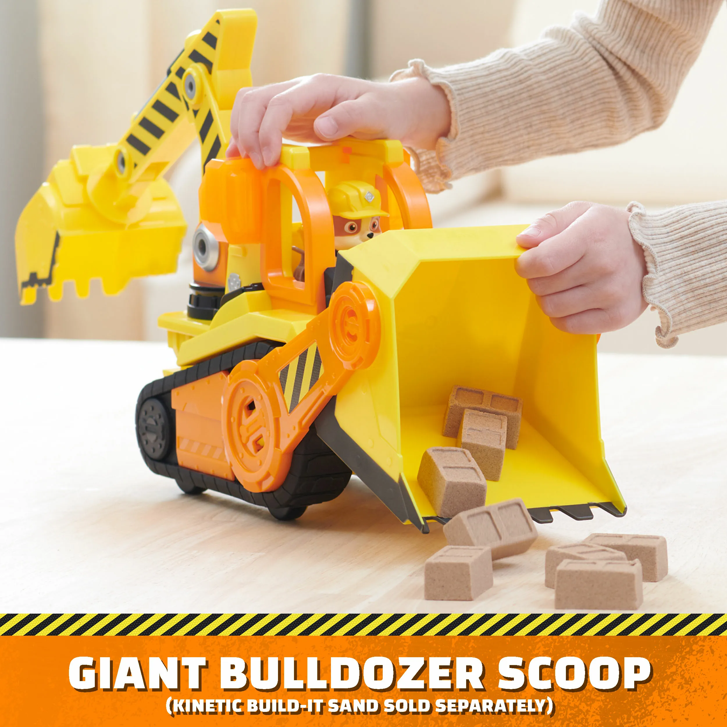 Spin Master Rubble &amp; Crew - Large Bulldozer Toy Vehicle