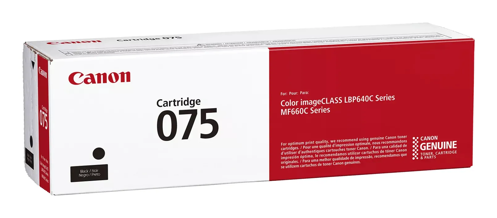 Canon 075 lasertoner, svart