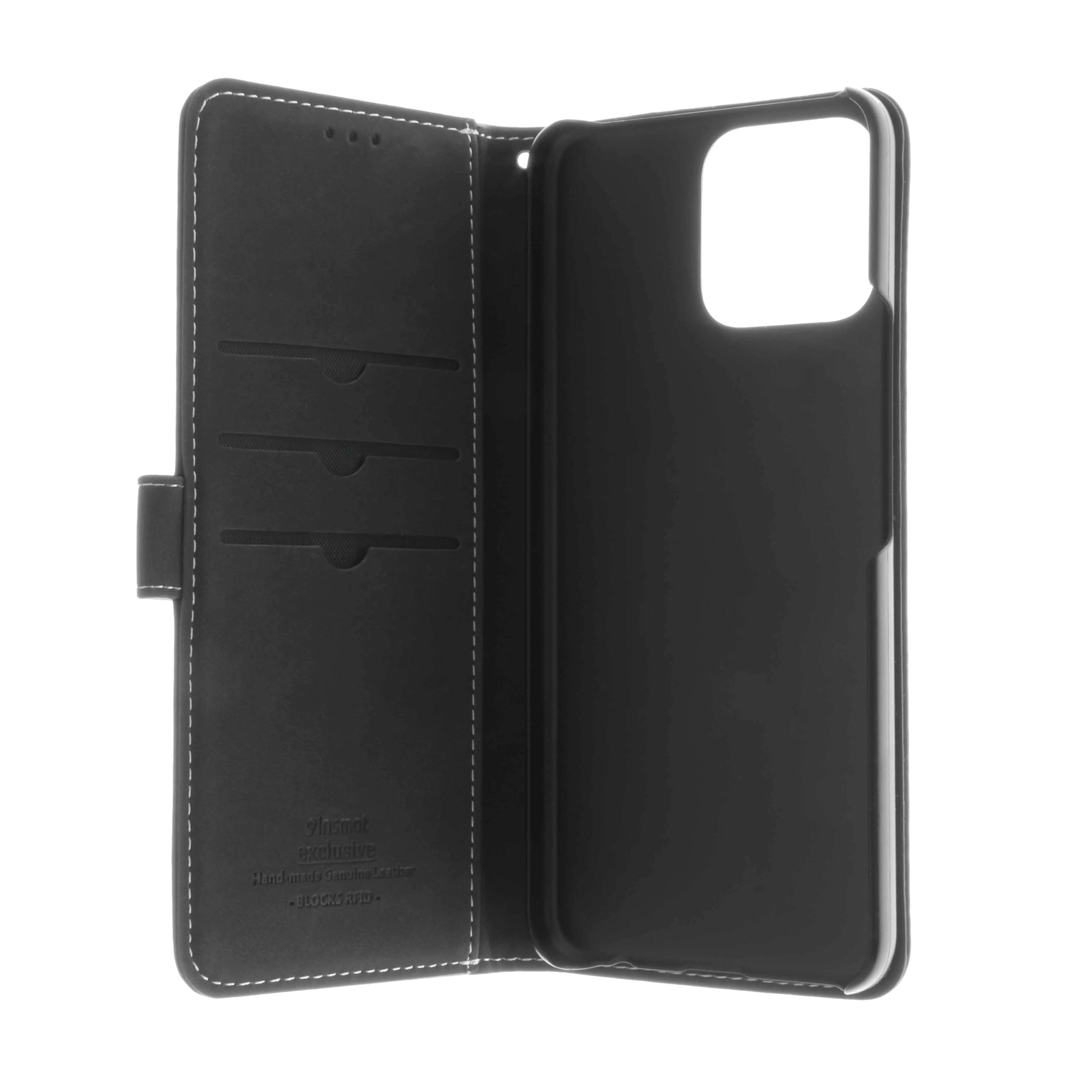 Insmat Flip Case, Honor X8 - Wallet Case, Black