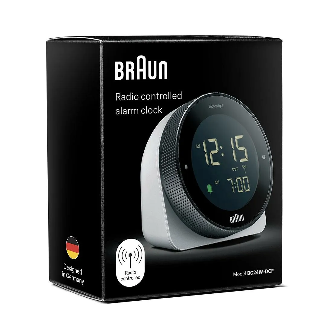 Braun BC 24 W DCF Funkwecker weiß