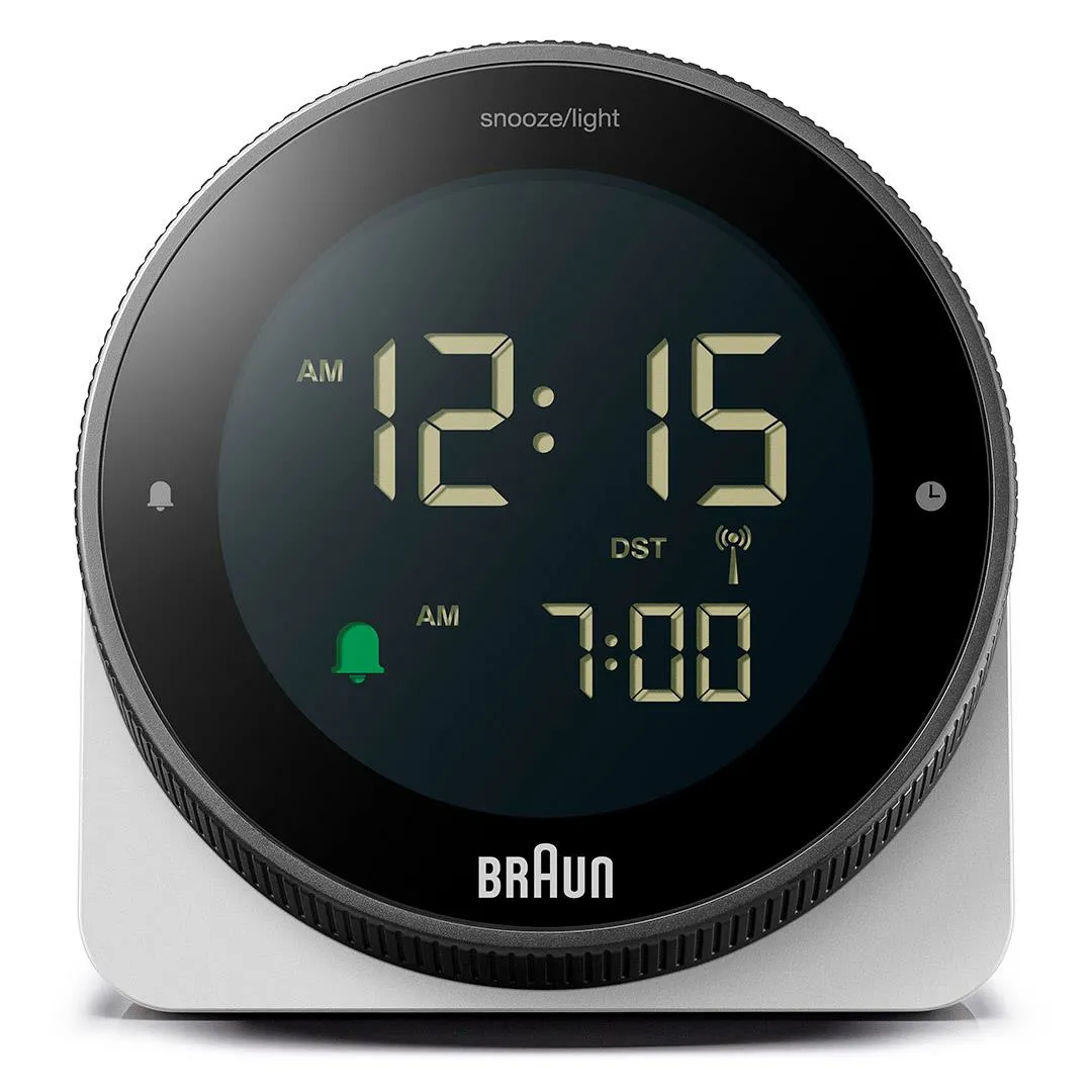 Braun BC 24 W DCF Funkwecker wei&szlig;