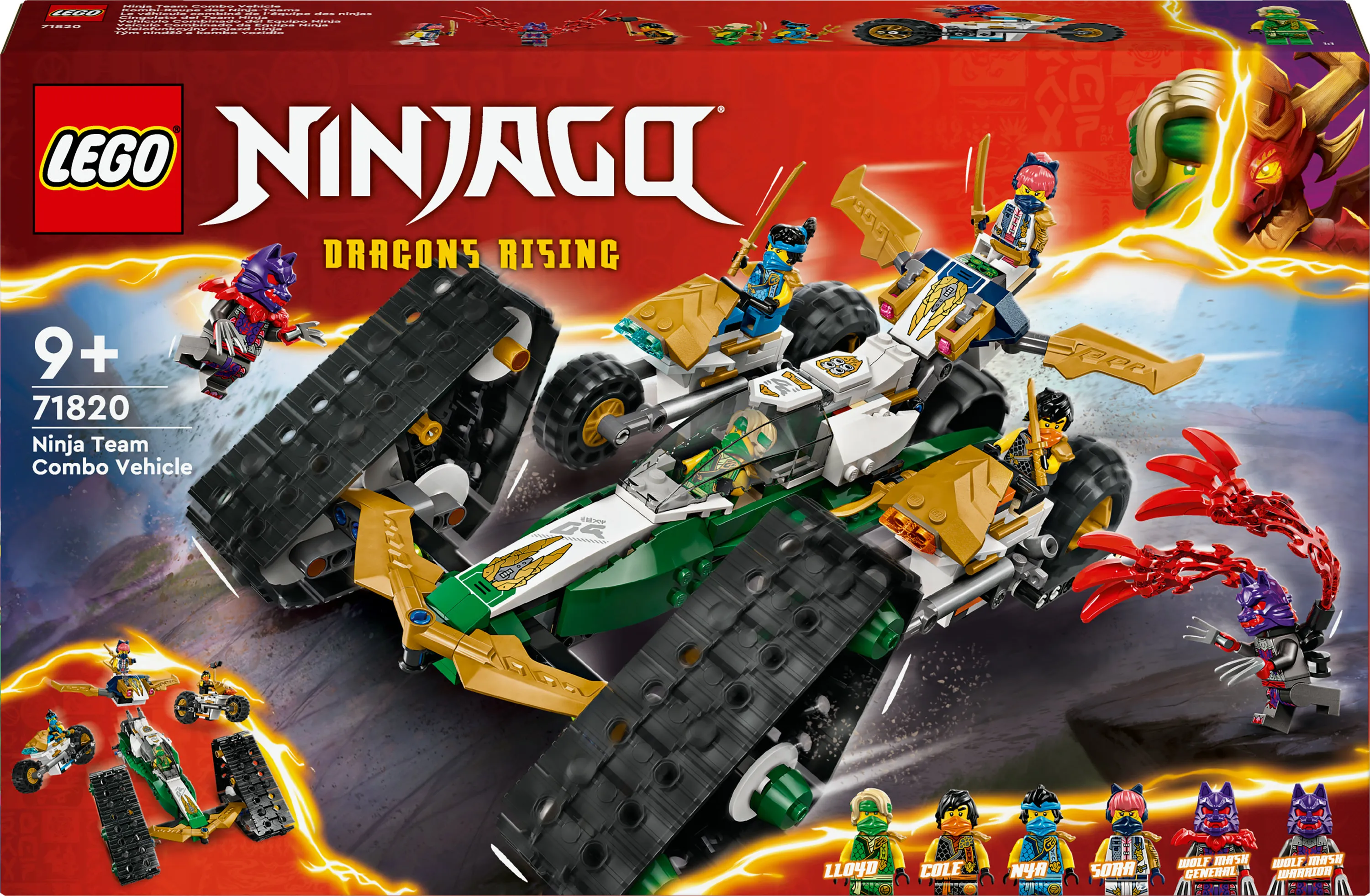 LEGO NINJAGO Ninjateamets bef&auml;lsfordon 71820
