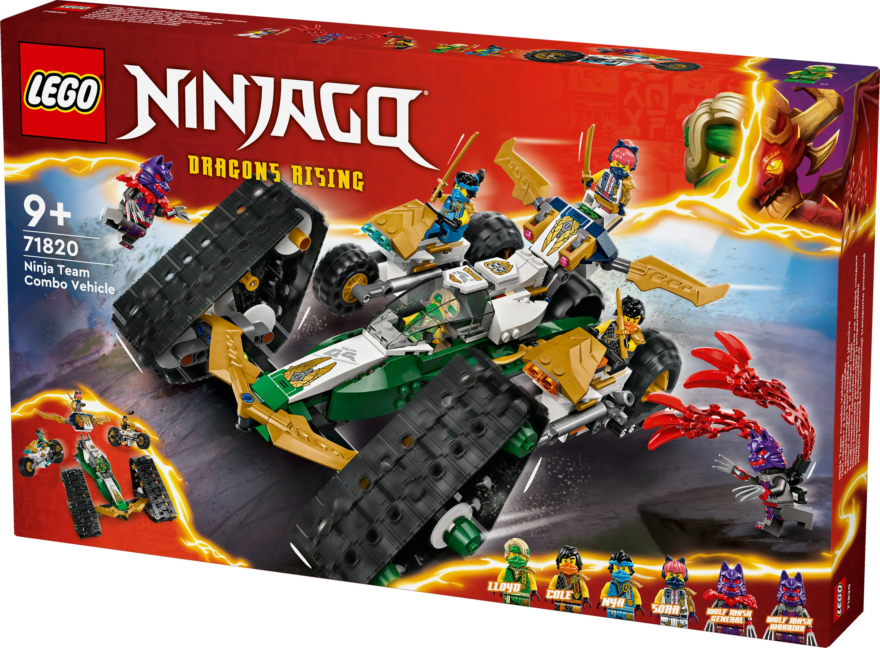 LEGO NINJAGO Ninjateamets bef&auml;lsfordon 71820