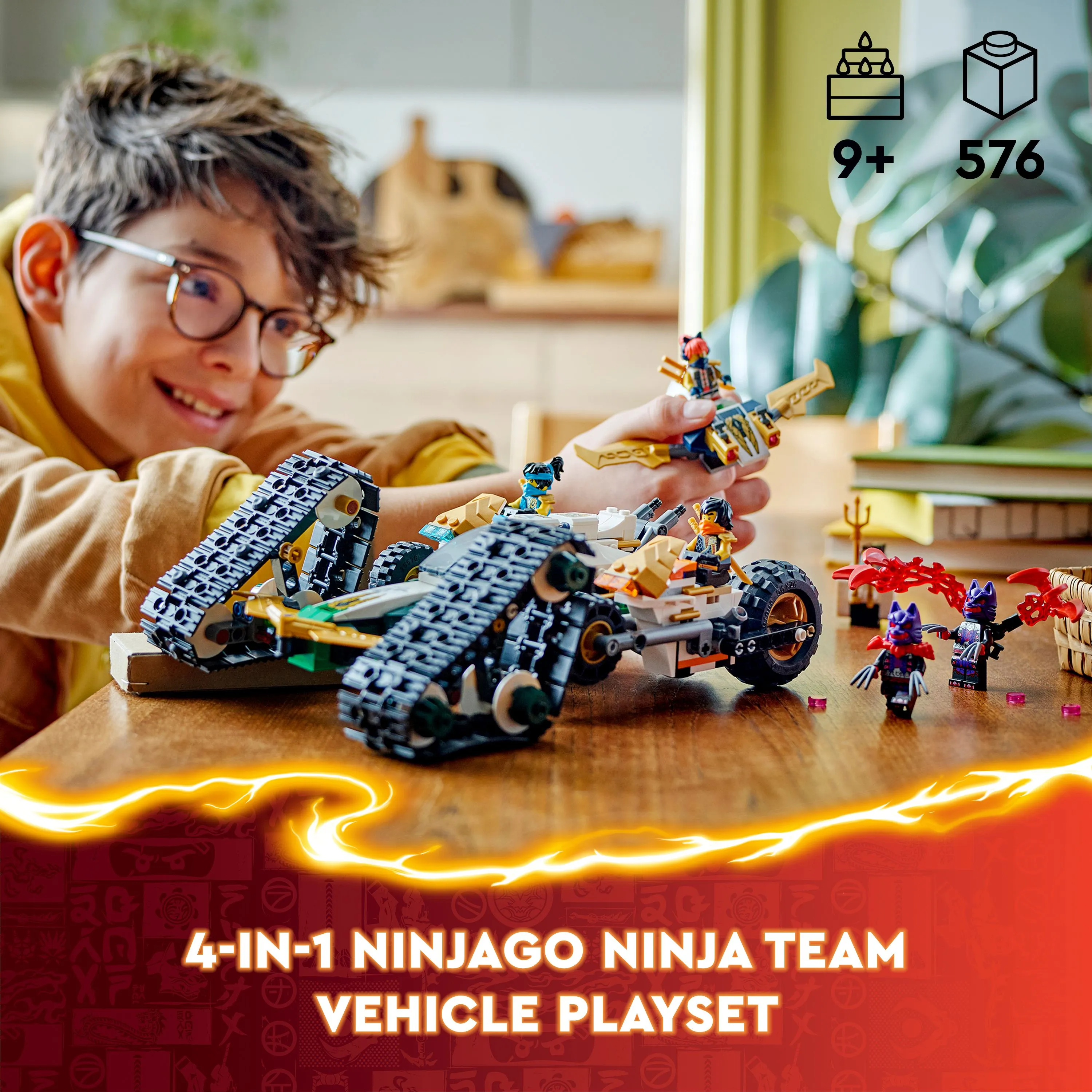 LEGO NINJAGO Ninjateamets bef&auml;lsfordon 71820