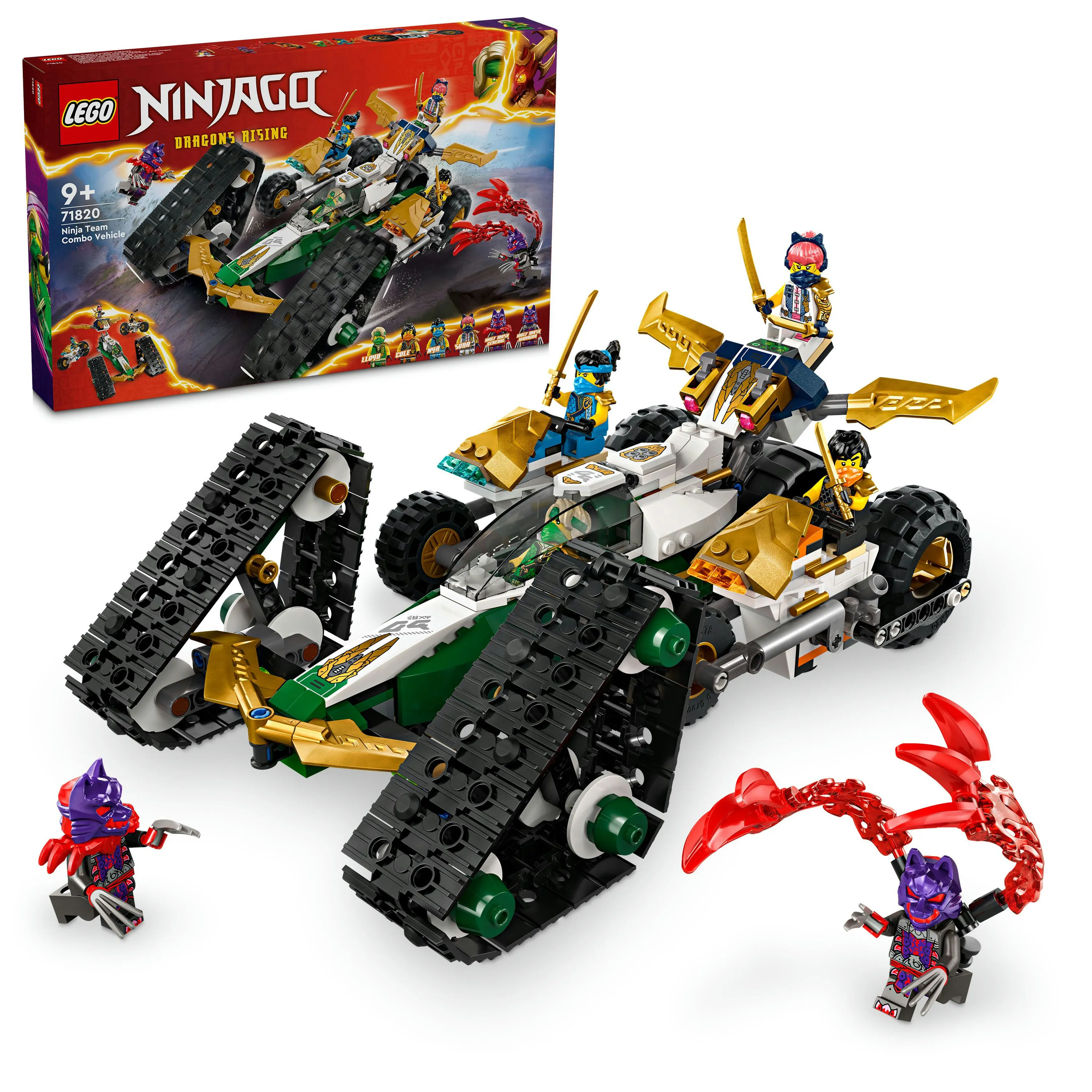 LEGO NINJAGO Ninjateamets bef&auml;lsfordon 71820
