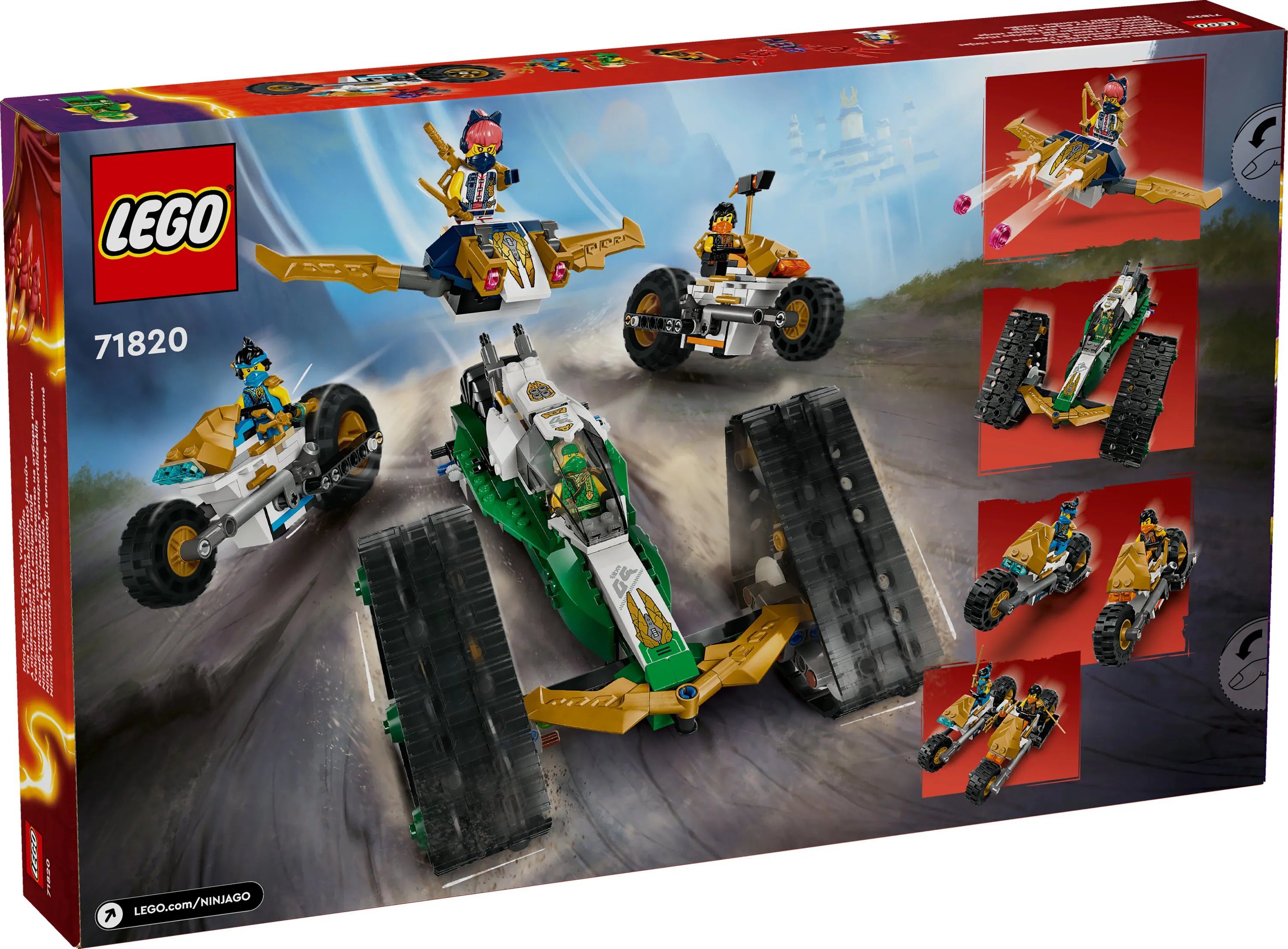 LEGO NINJAGO Ninjateamets bef&auml;lsfordon 71820