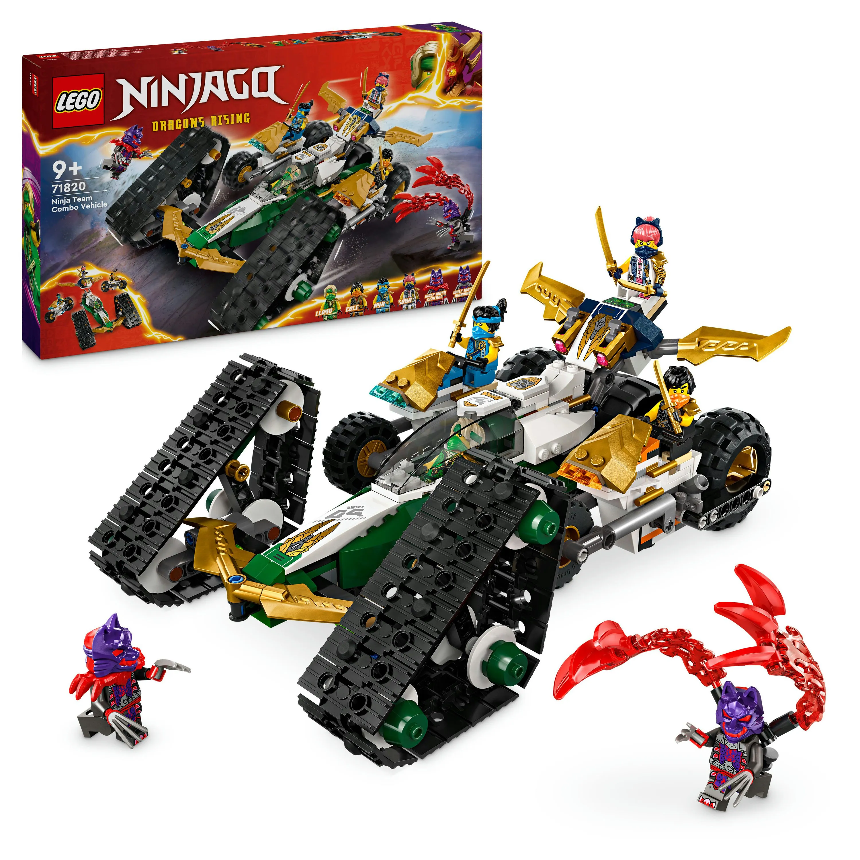 LEGO NINJAGO Ninjateamets bef&auml;lsfordon 71820