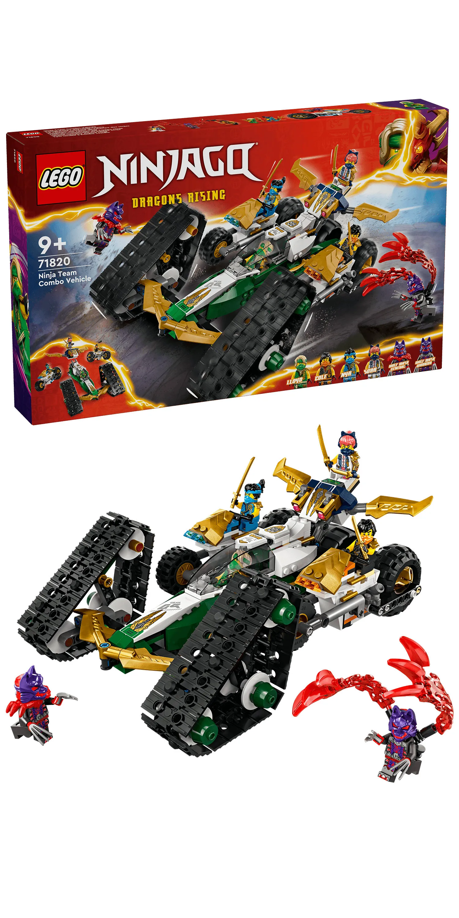 LEGO NINJAGO Ninjateamets bef&auml;lsfordon 71820