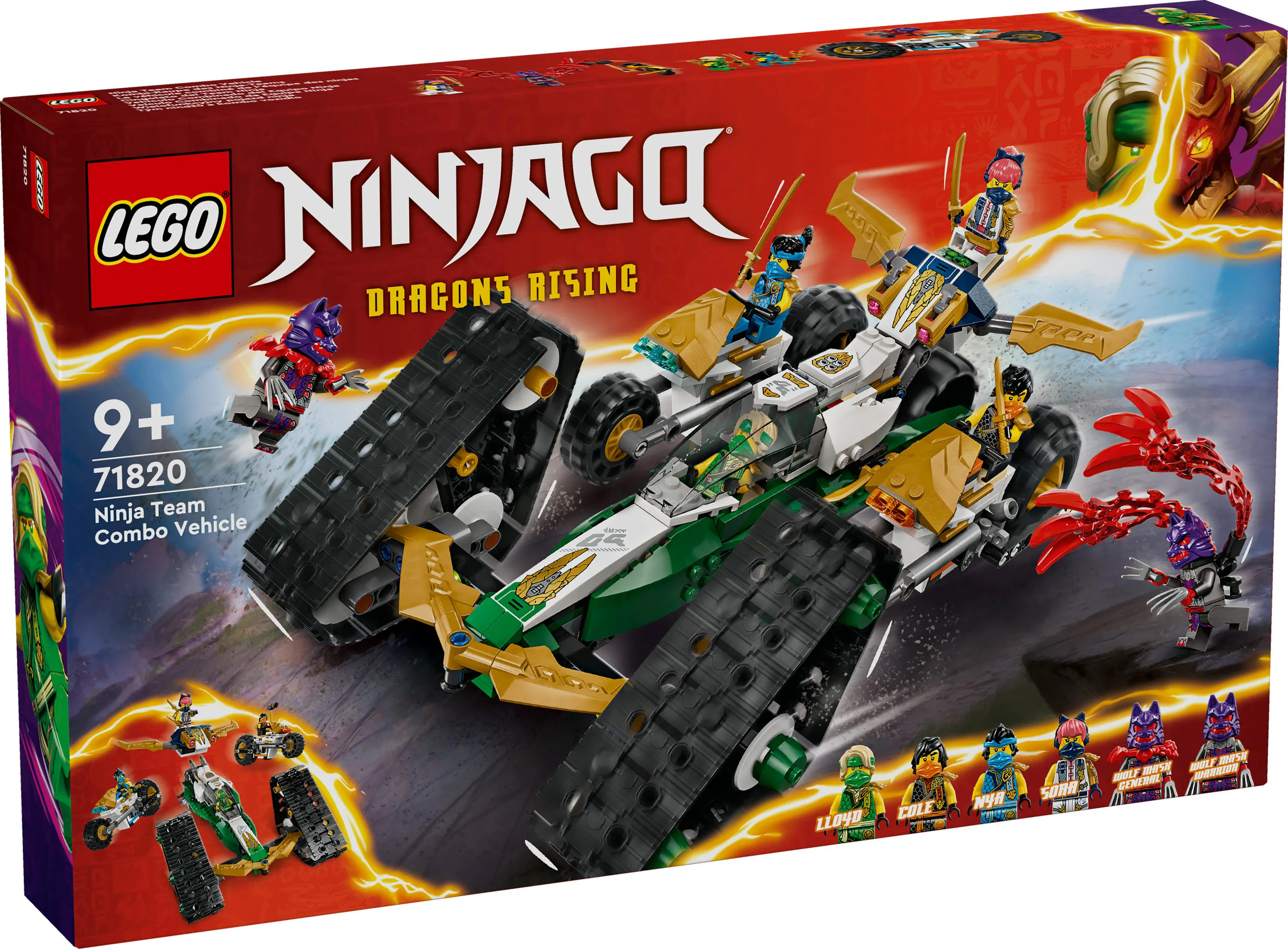 LEGO NINJAGO Ninjateamets bef&auml;lsfordon 71820