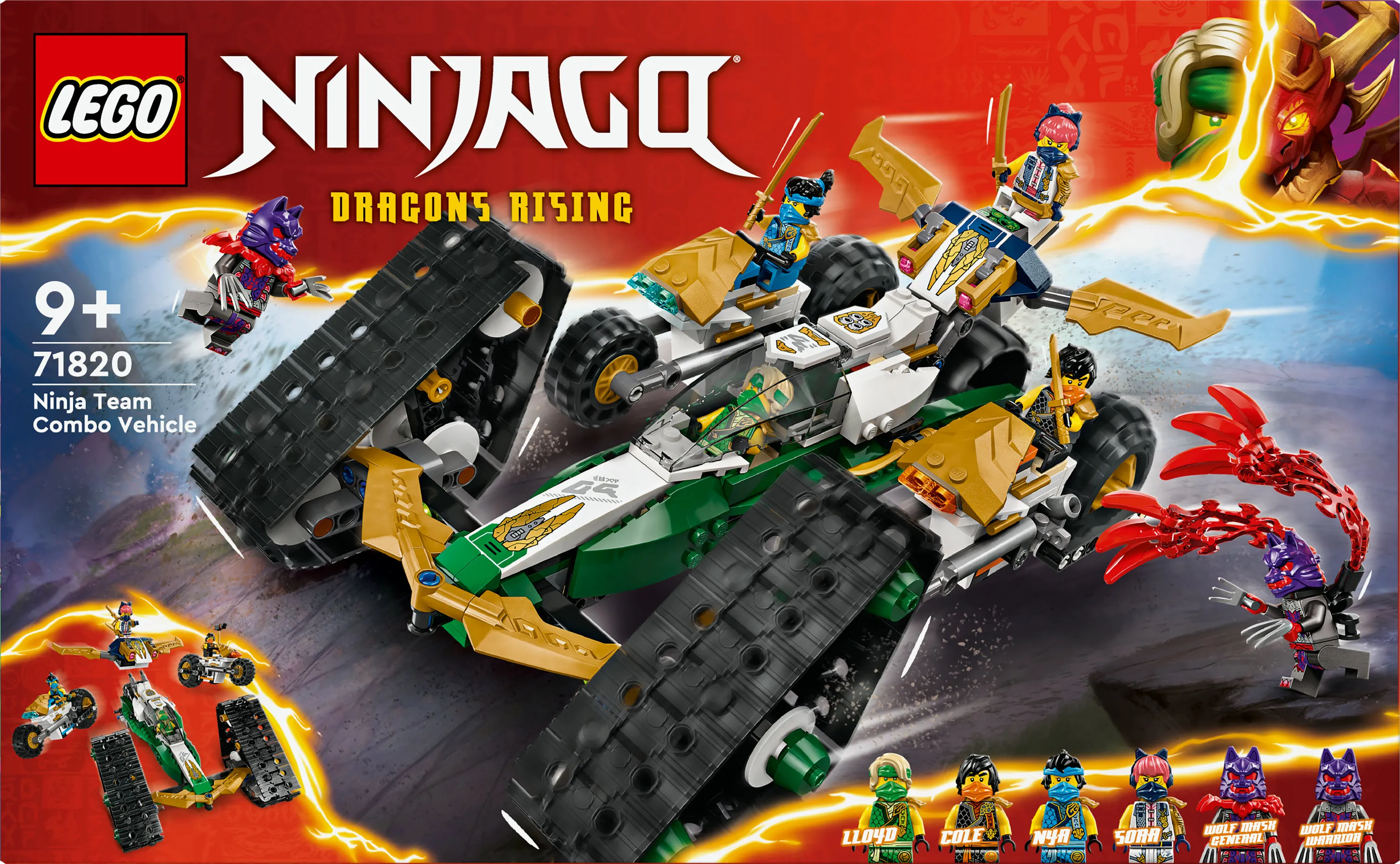 LEGO NINJAGO Ninjateamets bef&auml;lsfordon 71820