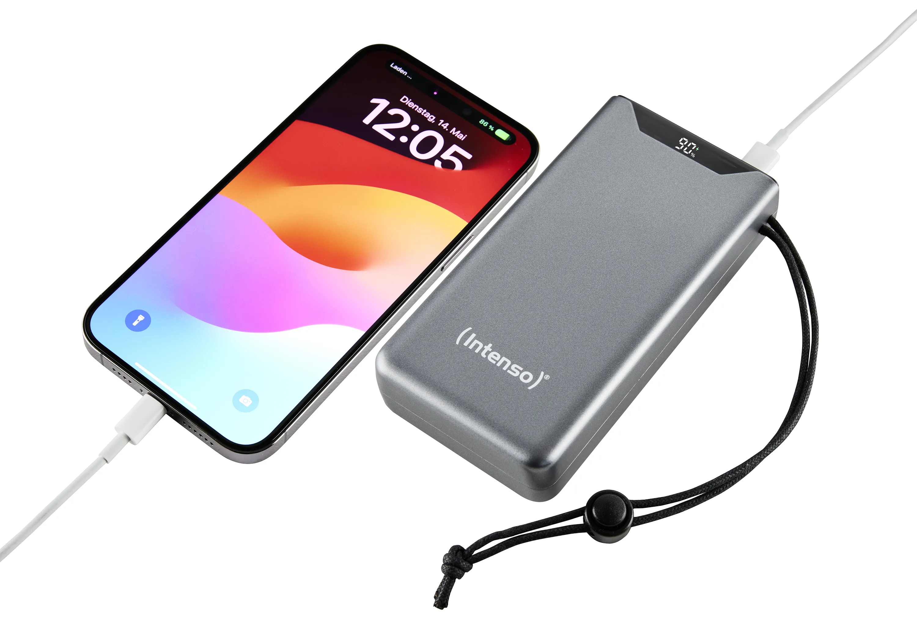 Intenso F20000 -varavirtalähde, 20000 mAh, Harmaa