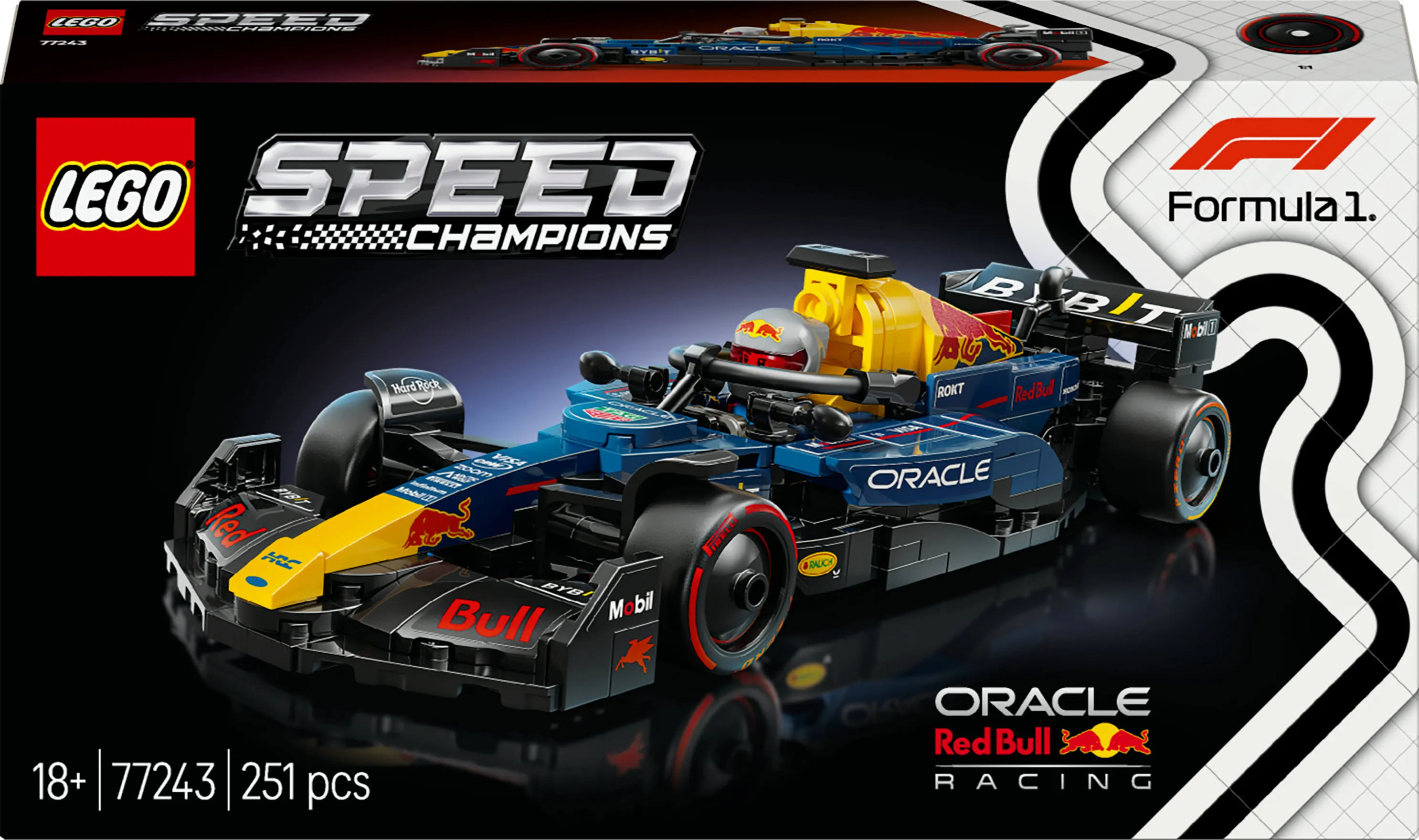 LEGO Speed Champions Oracle Red Bull Racing RB20 F1 Racerbil 77243
