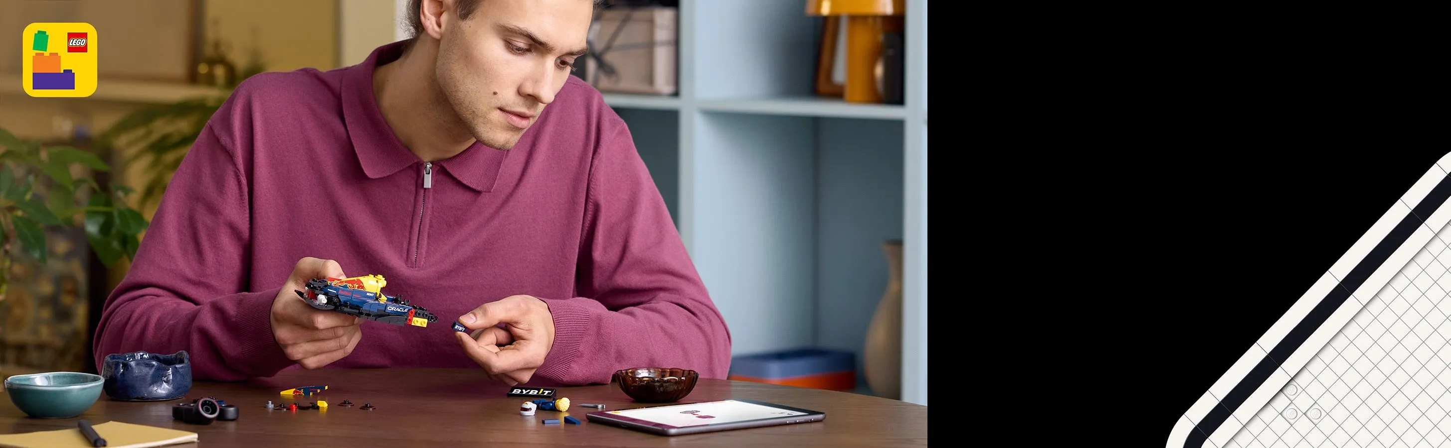 LEGO Speed Champions Oracle Red Bull Racing RB20 F1 kilpa-auto 77243