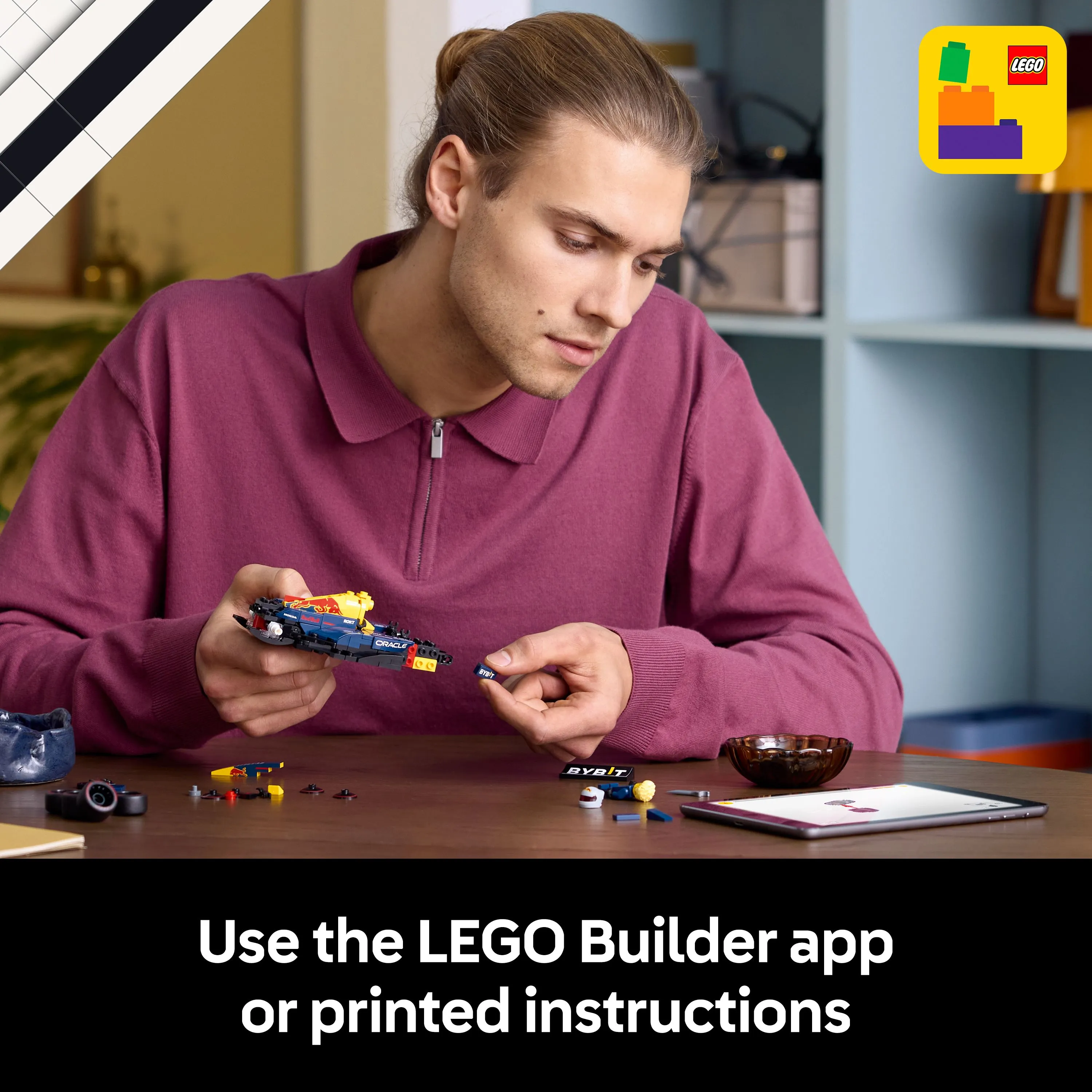 LEGO Speed Champions Oracle Red Bull Racing RB20 F1 kilpa-auto 77243