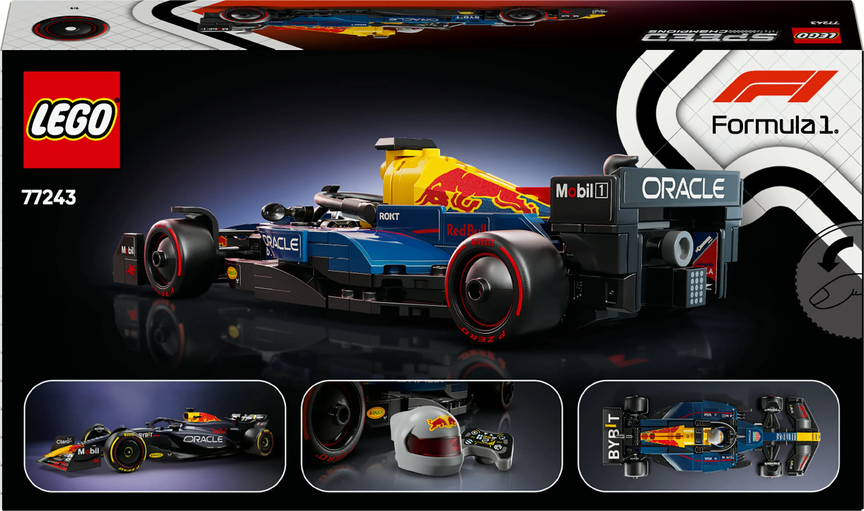 LEGO Speed Champions Oracle Red Bull Racing RB20 F1 kilpa-auto 77243