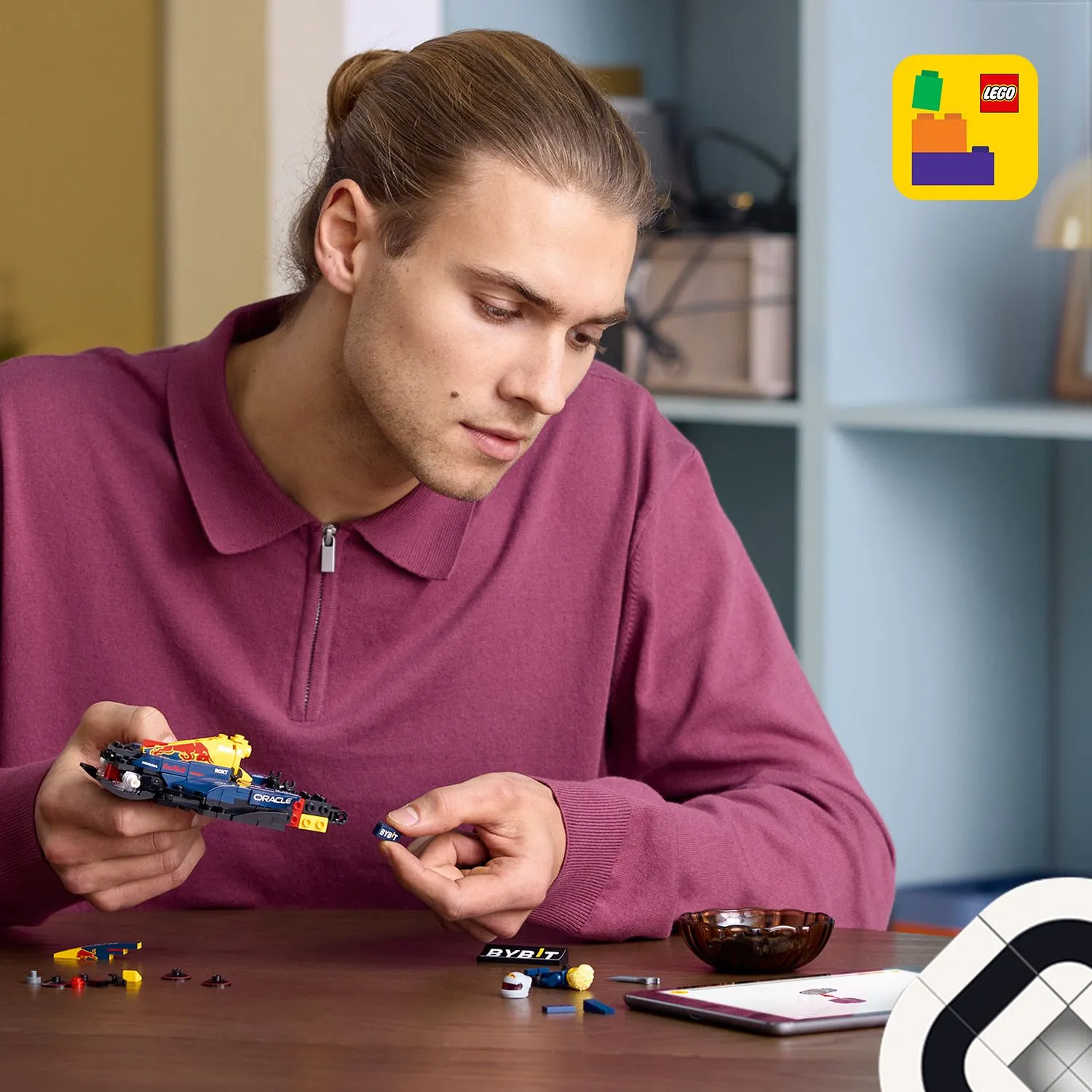 LEGO Speed Champions Oracle Red Bull Racing RB20 F1 kilpa-auto 77243