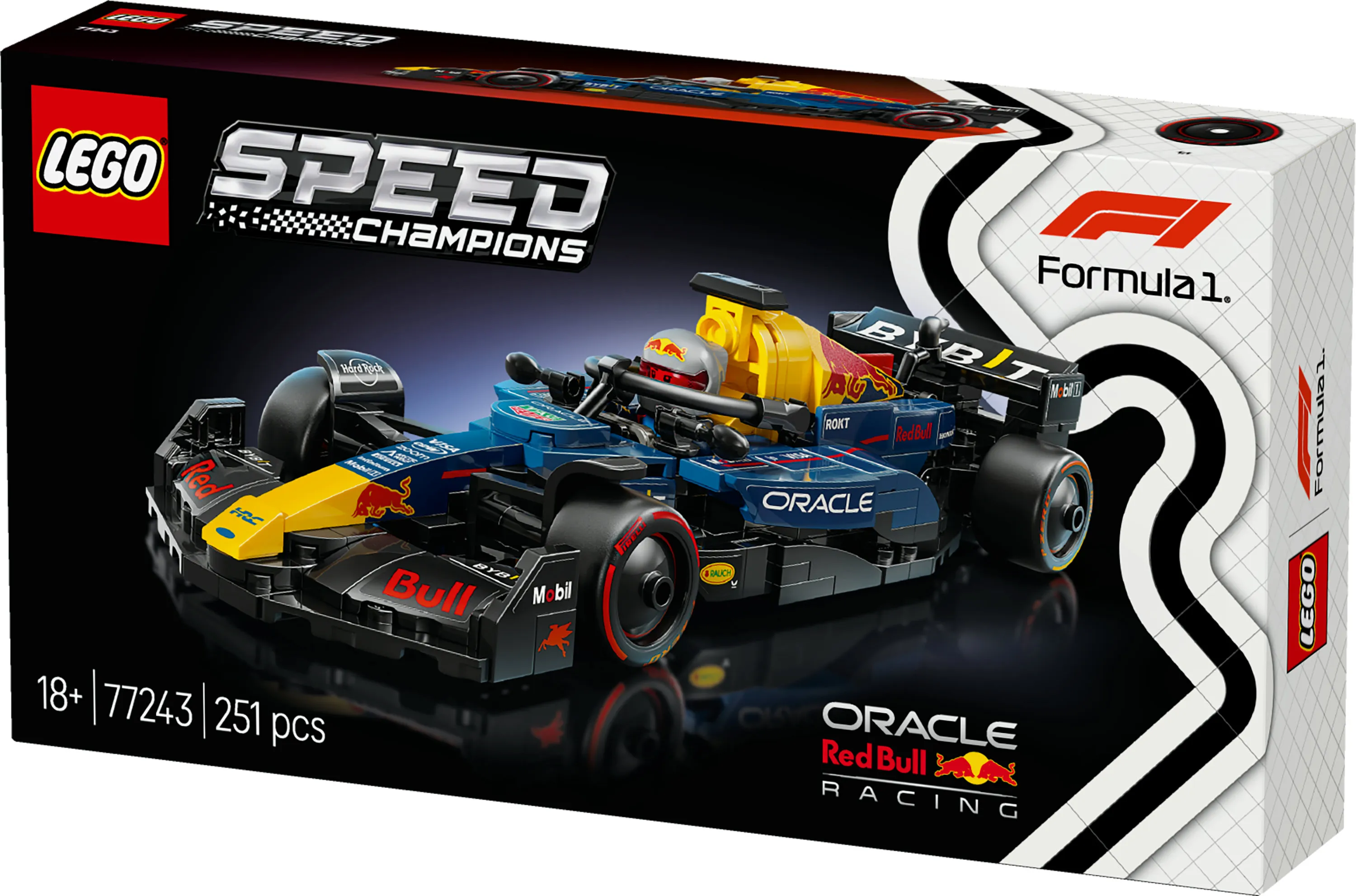 LEGO Speed Champions Oracle Red Bull Racing RB20 F1 kilpa-auto 77243