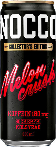 NOCCO Focus Melon Crush -energiajuoma 330 ml 24-pack