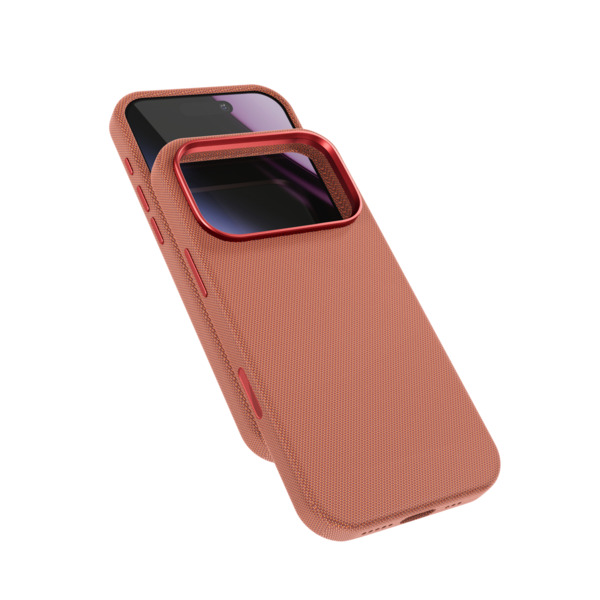 Epico SolidWoven Pro Mag+ Case | iPhone 17 Pro | Qi2  &  MagSafe Compatible | Sienna | Camera Island Protection