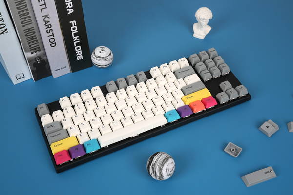 Varmilo VEM88 CMYK V2 TKL, EC Sakura -gaming keyboard, multicoloured