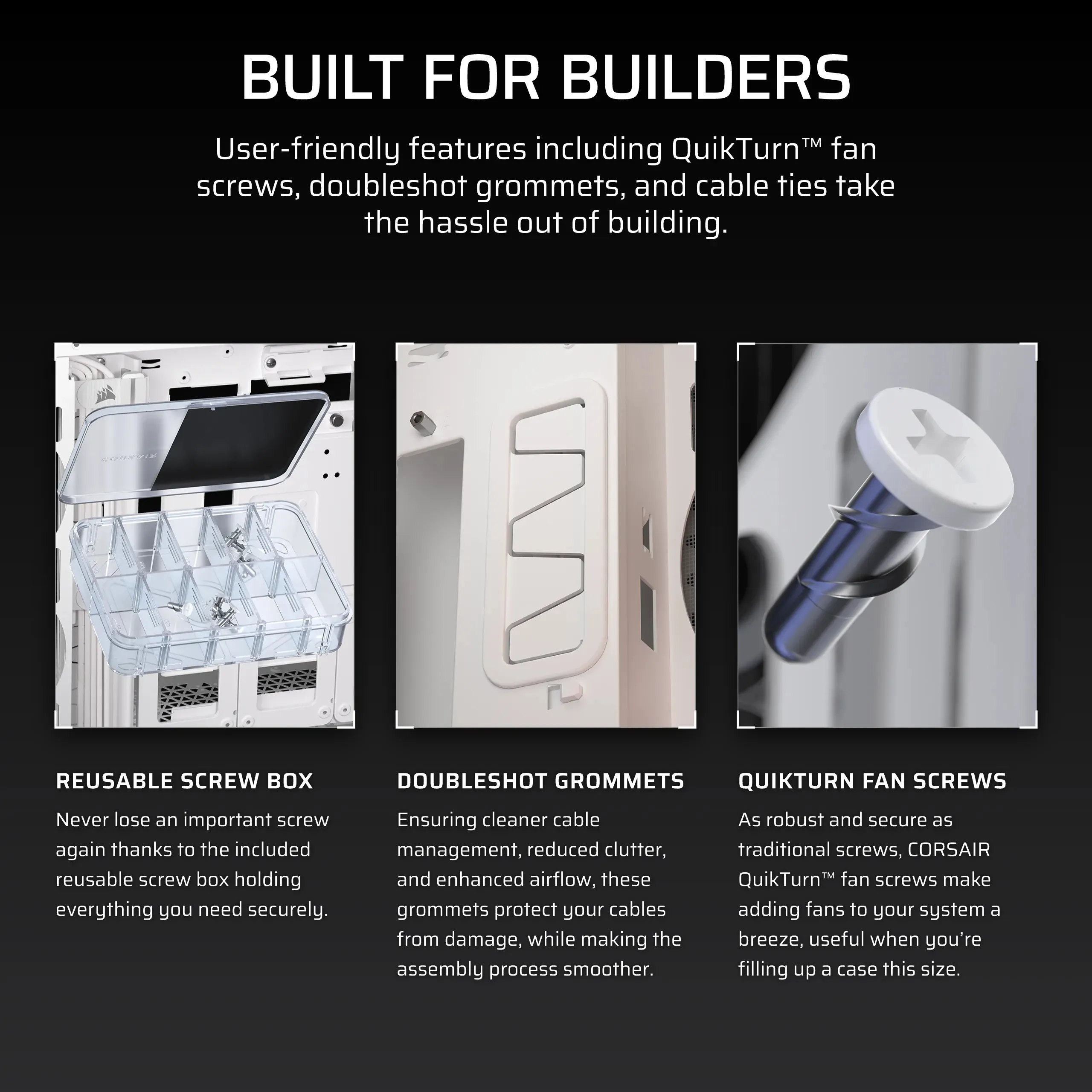 CORSAIR iCUE LINK 5000T LX Midi-Tower Case with window and RGB lighting, White