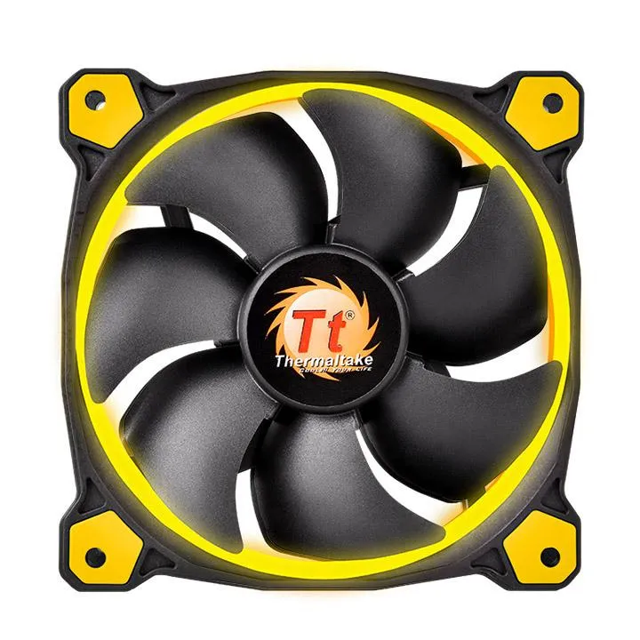 Thermaltake Riing 14, 140mm - case fan, yellow