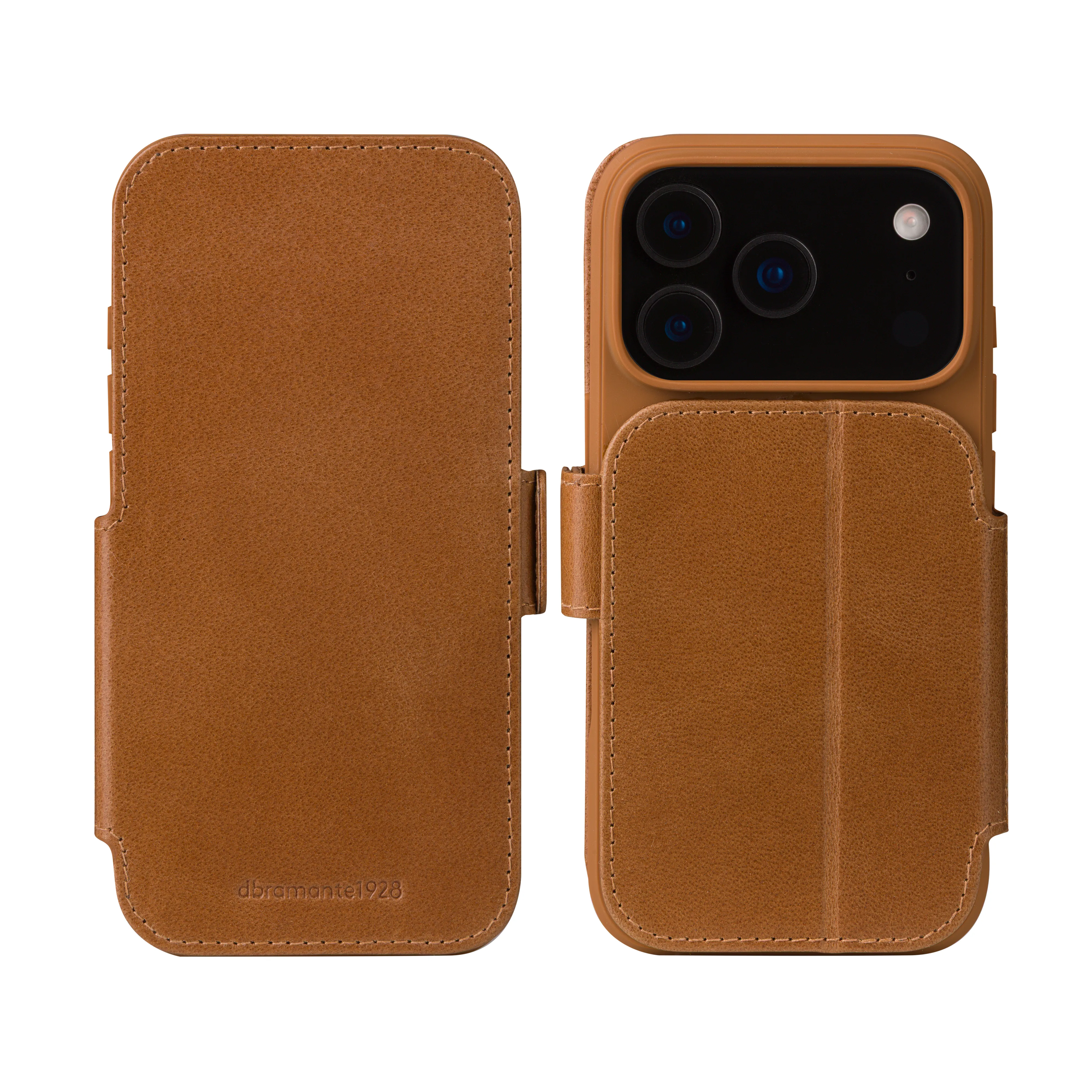 Dbramante1928 Copenhagen Wallet Case for iPhone 17 Pro Max, Brown Dbramante1928 Copenhagen Wallet Case for iPhone 17 Pro Max, Brown